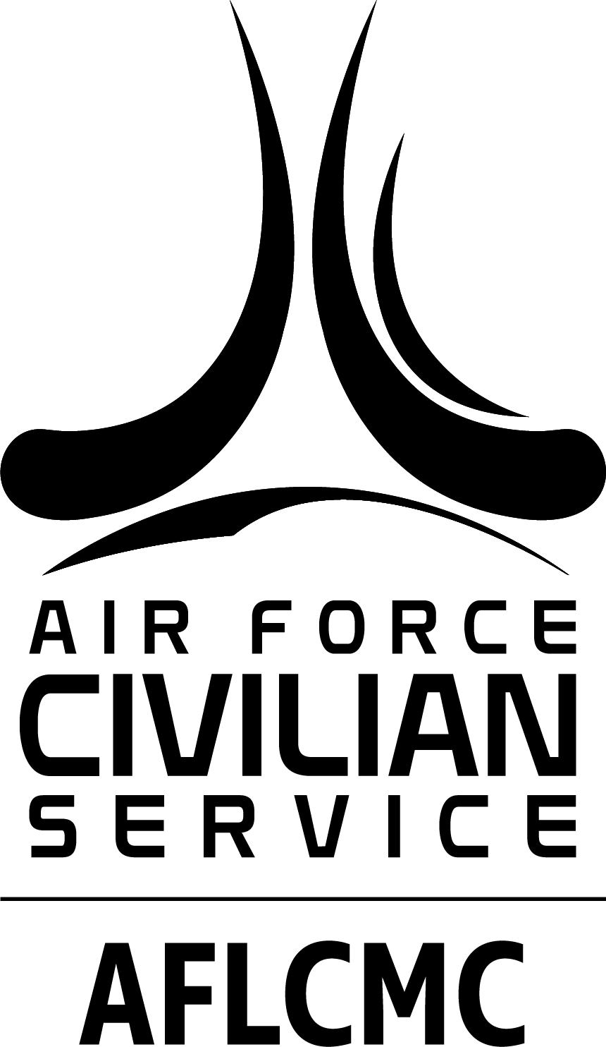 AFLCMC Logo Abbreviated Vertical Black
