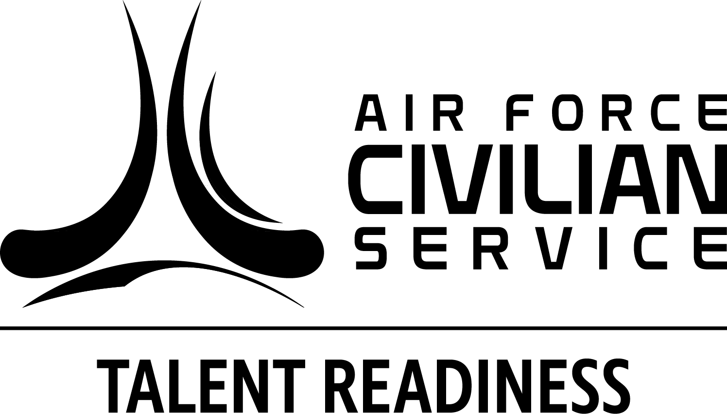 AFCS Talent Readiness Acquisition Horizontal Logo Black
